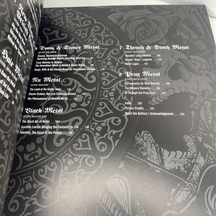 Table of contents with  and 