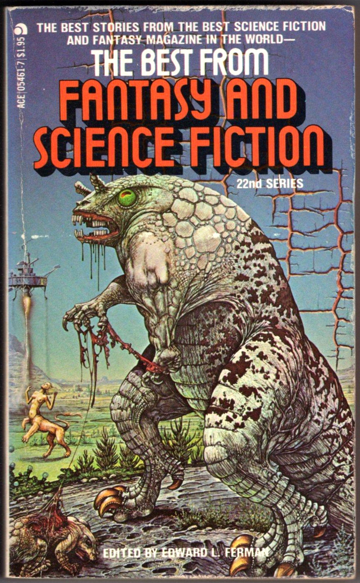 The Best from Fantasy and Science Fiction, 22nd Series, Ace Books, 1978, with covert art by  [More info on ISFDB]