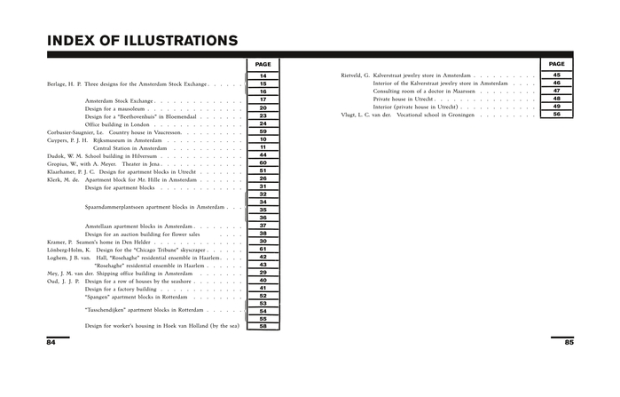 Pages 84–85 from Dutch Architecture feat.  and 