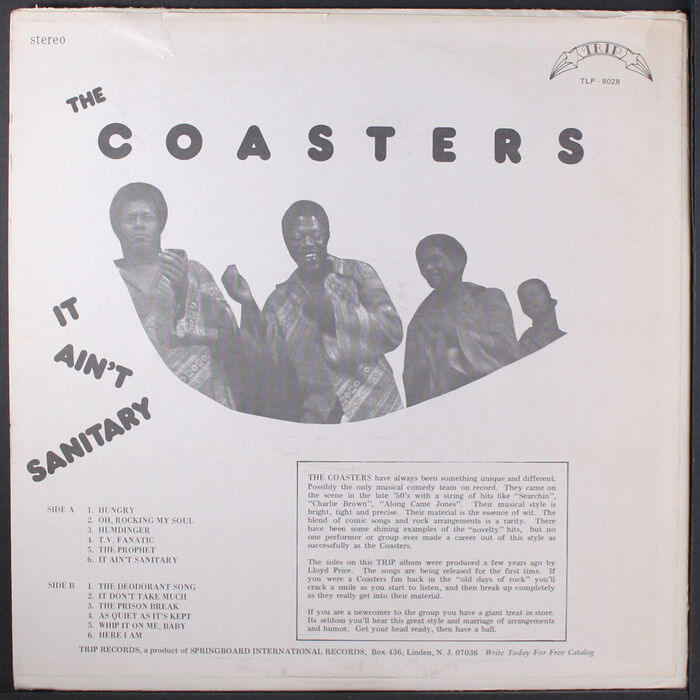 On the back, the band name and the title are shown in . Unlike Papageno, it didn’t originate in Frankfurt, but rather at Letraset in London.