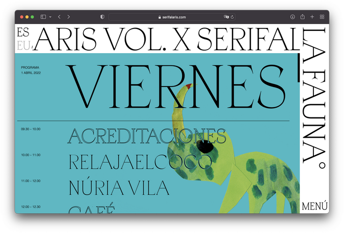 Serifa Laris design conference 3