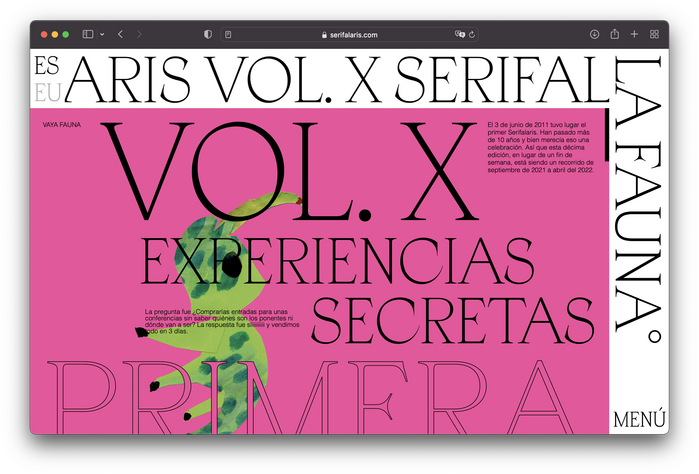 Serifa Laris design conference 5