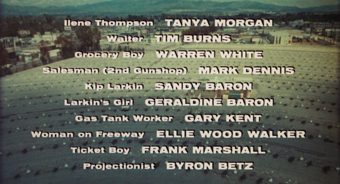 Targets opening titles and end credits 2
