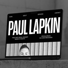 Paul Lapkin’s portfolio website