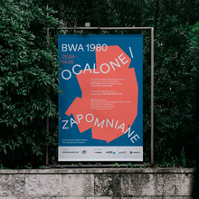 <cite>BWA 1980: Ocalone / Zapomniane </cite> poster