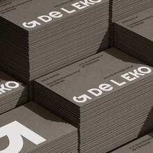 G de L EKO visual identity