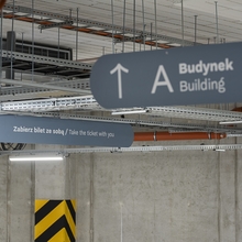 Brain Park Kraków wayfinding