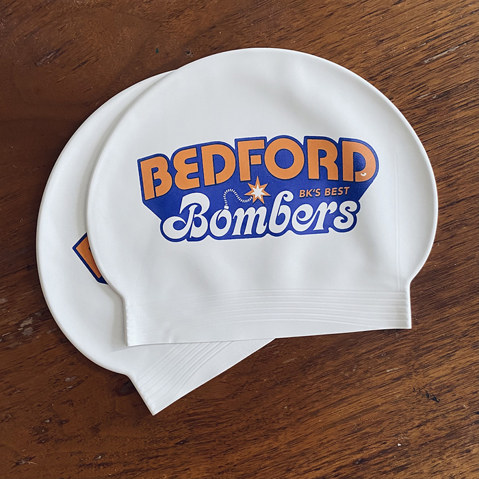 Bedford Bombers swim caps 2