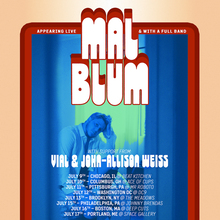 Mal Blum tour T-shirt and poster