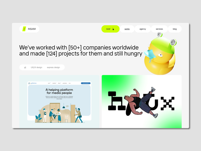 Insaim portfolio website 6