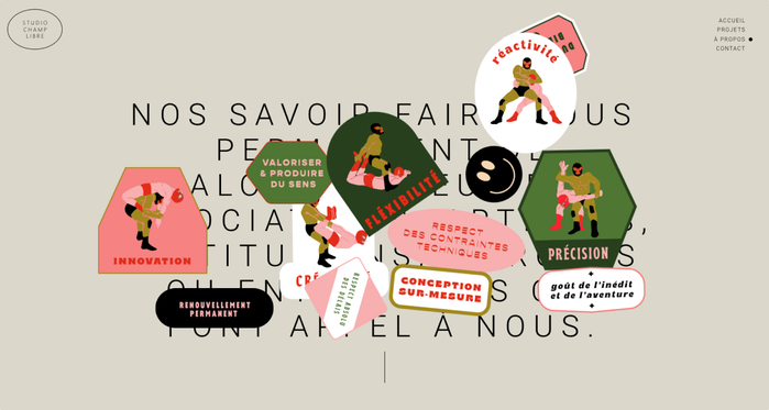 illustrated About page