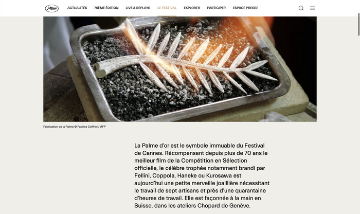 Festival de Cannes 2023 website 3