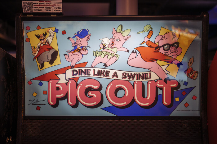 Pig Out at the Galloping Ghost Arcade, Chicago