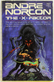 <cite>The X Factor</cite> by Andre Norton (Fawcett Crest)