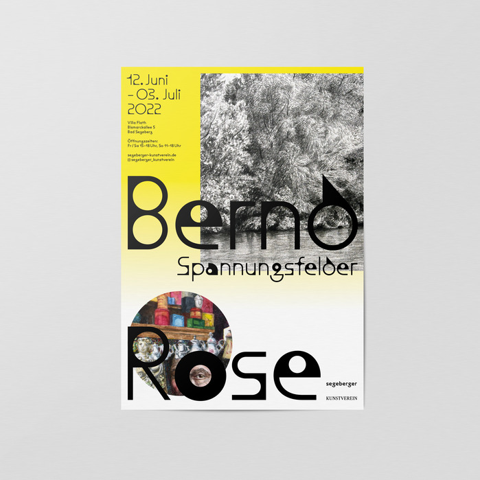 For this poster, Maxi Round is used with its “Heavy” and “Pinpoint” alternates.