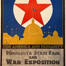 1922 Minnesota State Fair &amp; War Exposition poster