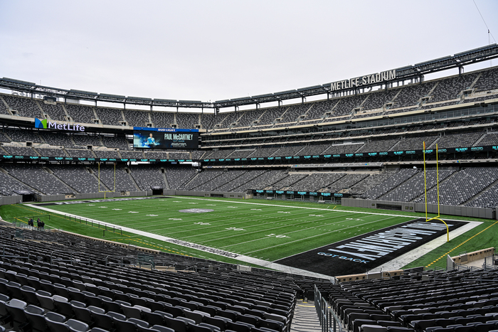 Paul McCartney digital screens and end zone takeover at MetLife Stadium