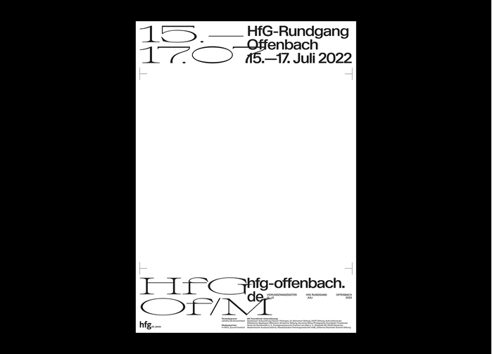 24. HfG-Rundgang Offenbach 2022 2