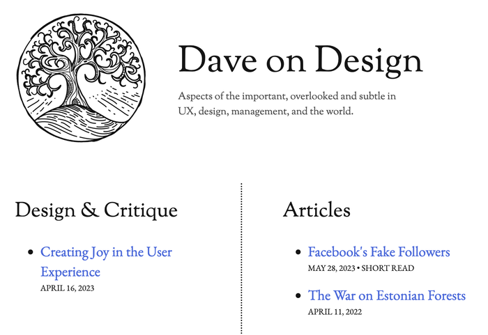 Dave on Design 1