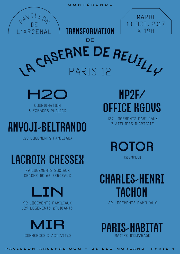 Poster for Mutation de la Caserne de Reuilly, 2017