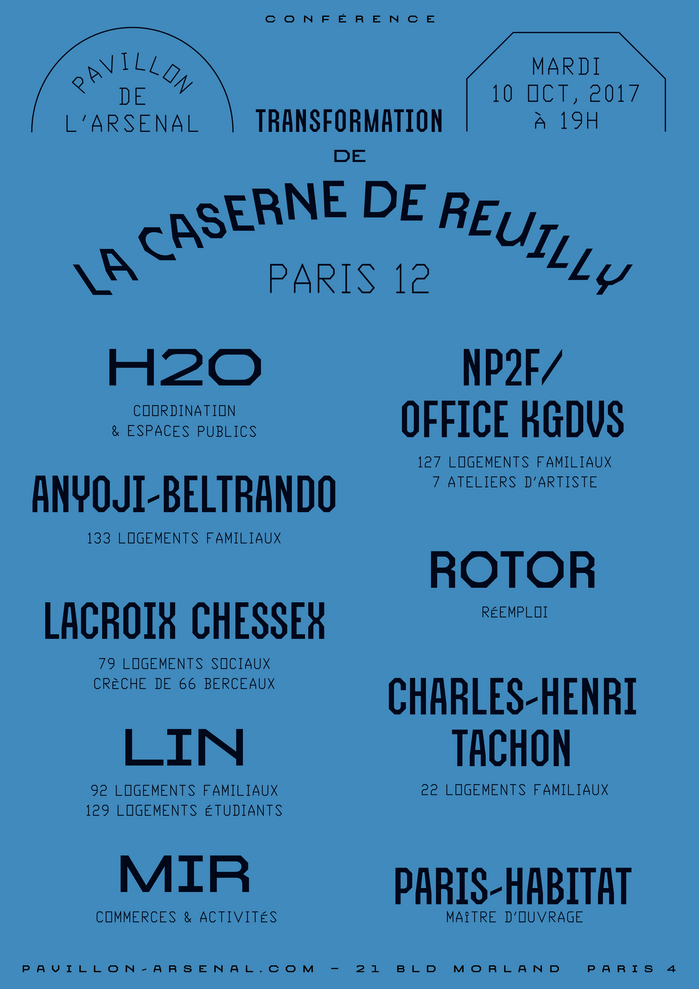 Poster for Mutation de la Caserne de Reuilly, 2017