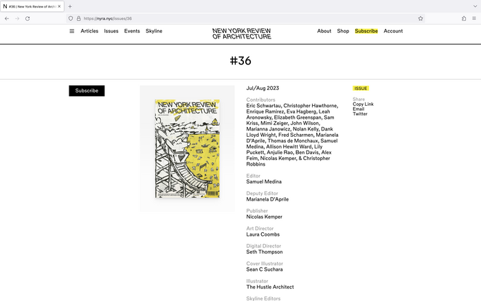 New York Review of Architecture 5
