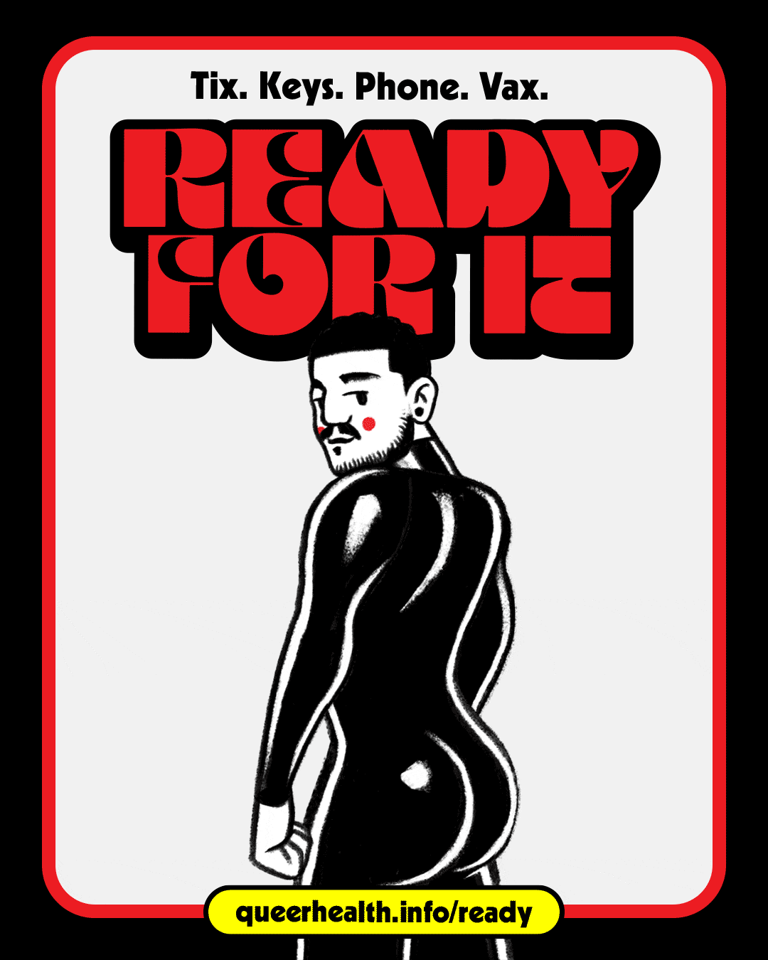 “READY FOR IT: Tix. Keys. Phone. Vax.” animation series 1