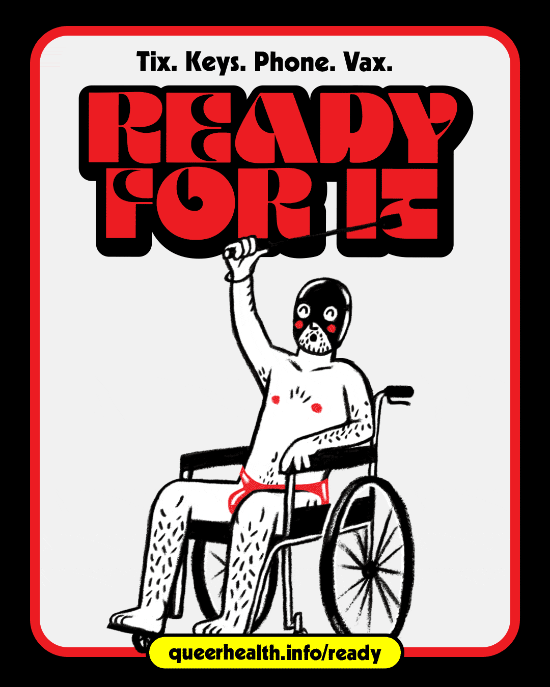 “READY FOR IT: Tix. Keys. Phone. Vax.” animation series 2