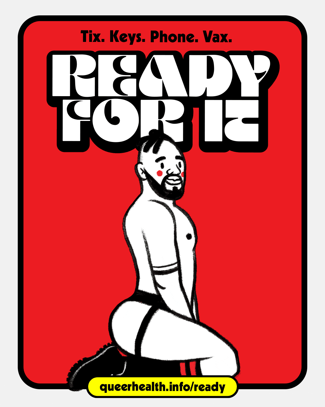 “READY FOR IT: Tix. Keys. Phone. Vax.” animation series 6