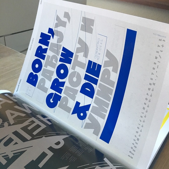 “Ideas are born, grow &amp; die generating new ideas” poster for Other Side 6