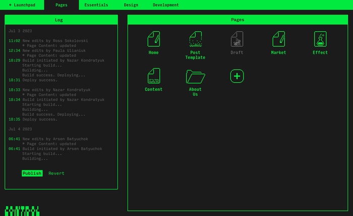 Control Dashboard UI 2