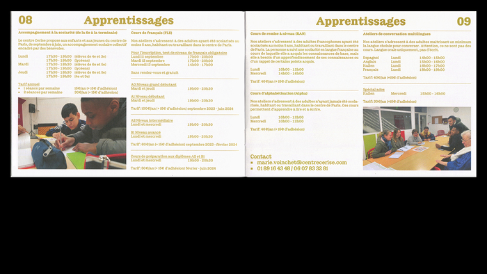 Centre Cerise booklet 2023/24 4