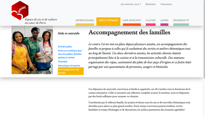 Page about “help and mutual aid”, with Dapifer Stencil Bold for the headline, Dapifer Italic for the lede, and upright Dapifer for the small text.