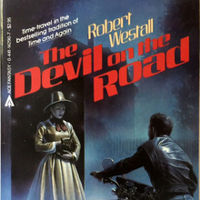 <cite>The Devil on the Road</cite> by Robert Westall (Ace)