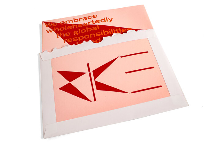 Rice Architecture lecture program poster I and envelopes 1