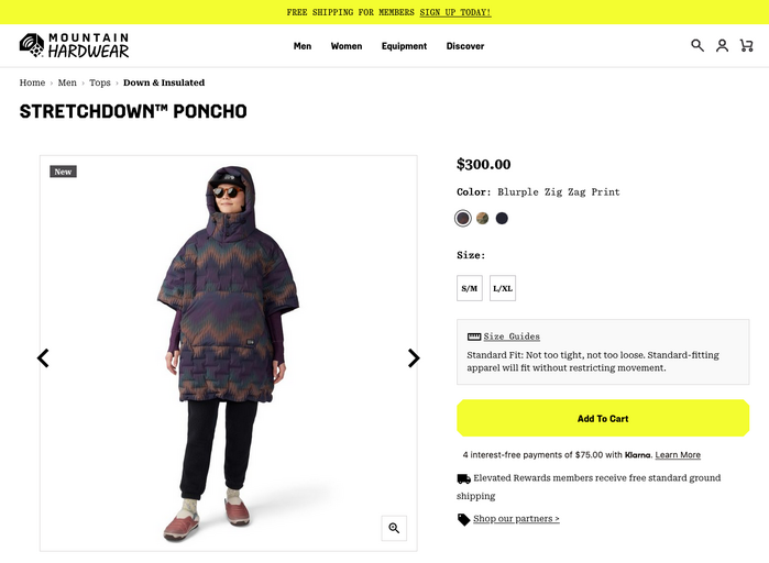 Product page