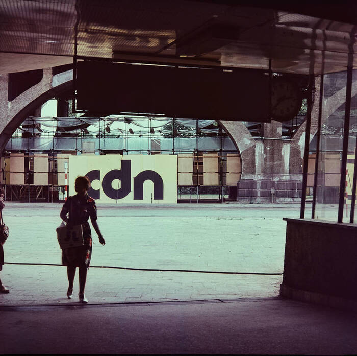 Exhibition CDN – Presentations of Young Art  under the Poniatowski Bridge, 1977 ©&nbsp;Zygmunt Rytka