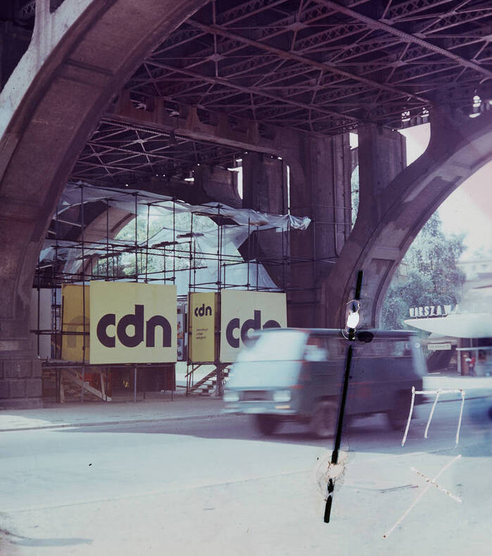 Exhibition CDN – Presentations of Young Art  under the Poniatowski Bridge, 1977 ©&nbsp;Zygmunt Rytka