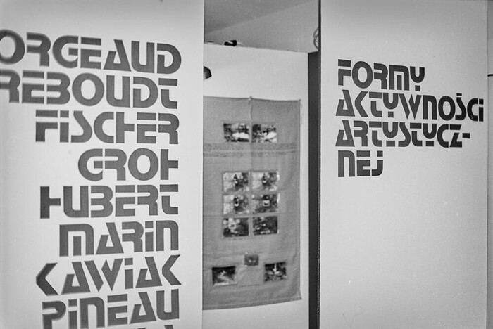 Exhibition Formy Aktywności Artystycznej, Galeria Współczesna, Warsaw, 1975 ©&nbsp;Zygmunt Rytka