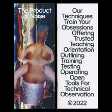 <cite>The Product is Noise</cite> booklet