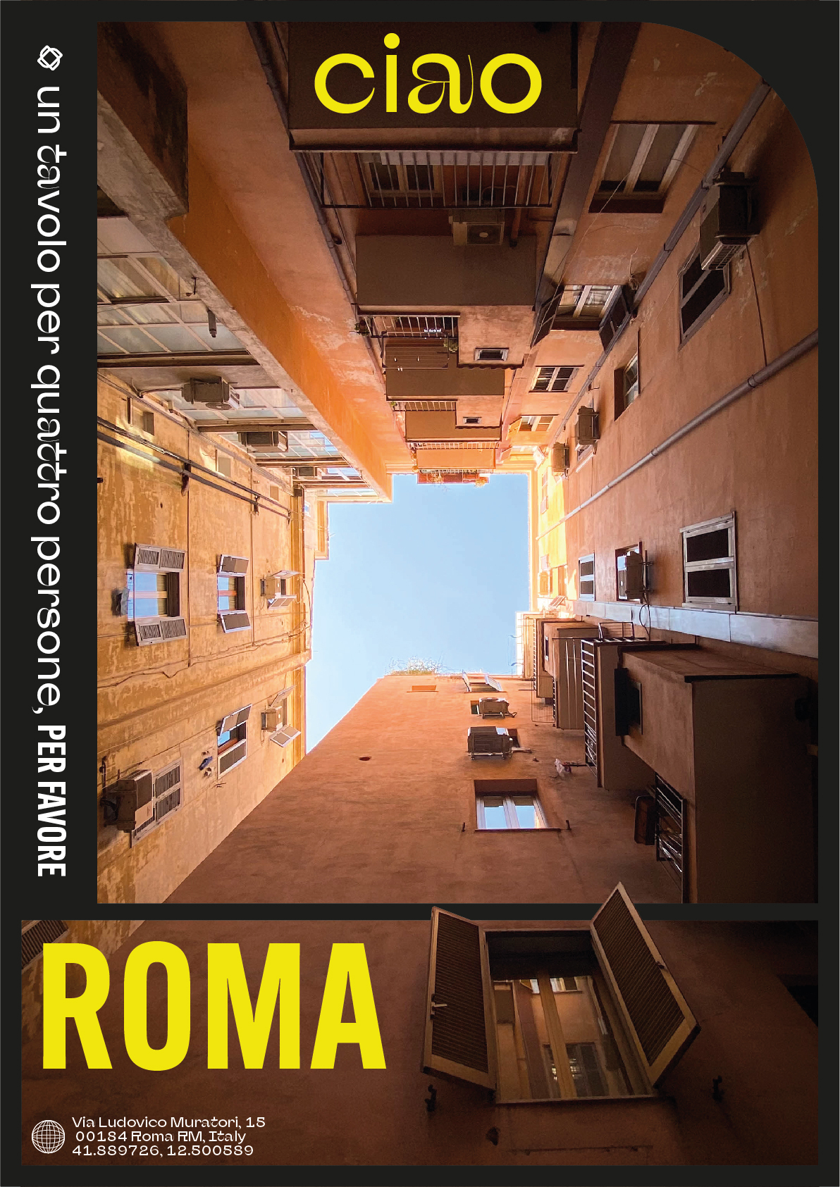 Cia Roma Ciao Roma poster - Fonts In Use