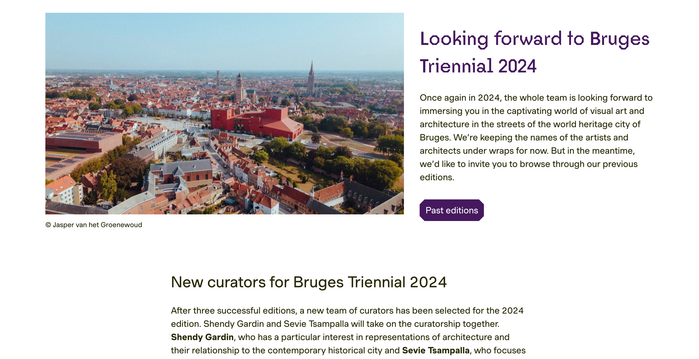 Triënnale Brugge website 3