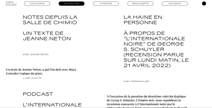 Website detail