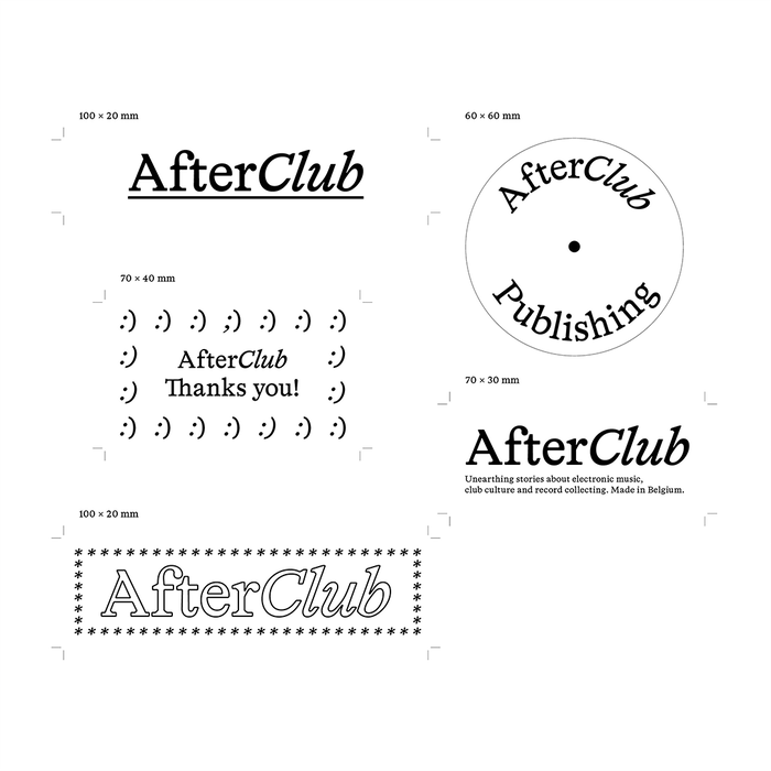 AfterClub Publishing identity 3