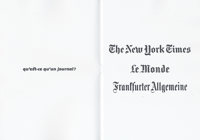 Le journal minimal, brand identity booklet (case study), 14,8×21 cm, Paris, 2015