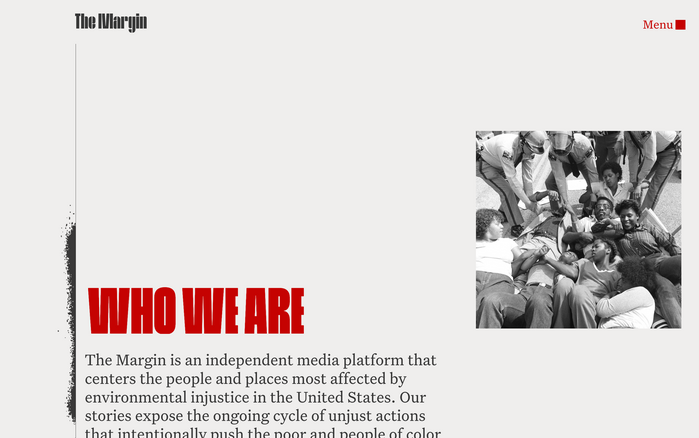 The Margin website 5