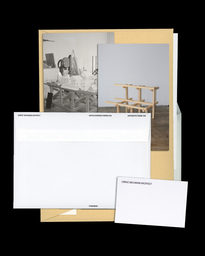 Lorenz Bachmann Architect stationery 1