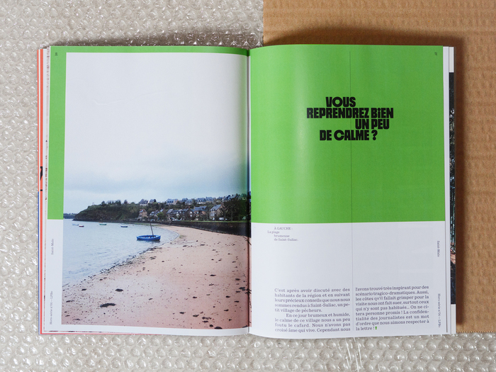 Double-page spread, special magazine issue, Le Petit Hors-série Bonneuillois n°1