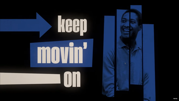 Sam Cooke – “Keep Movin’ On” lyrics video 3