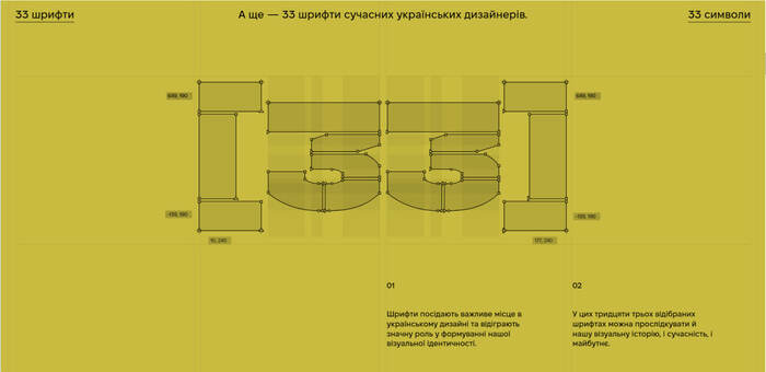 Typeface Abetka (Alphabet) for Ukrainian Identity 2